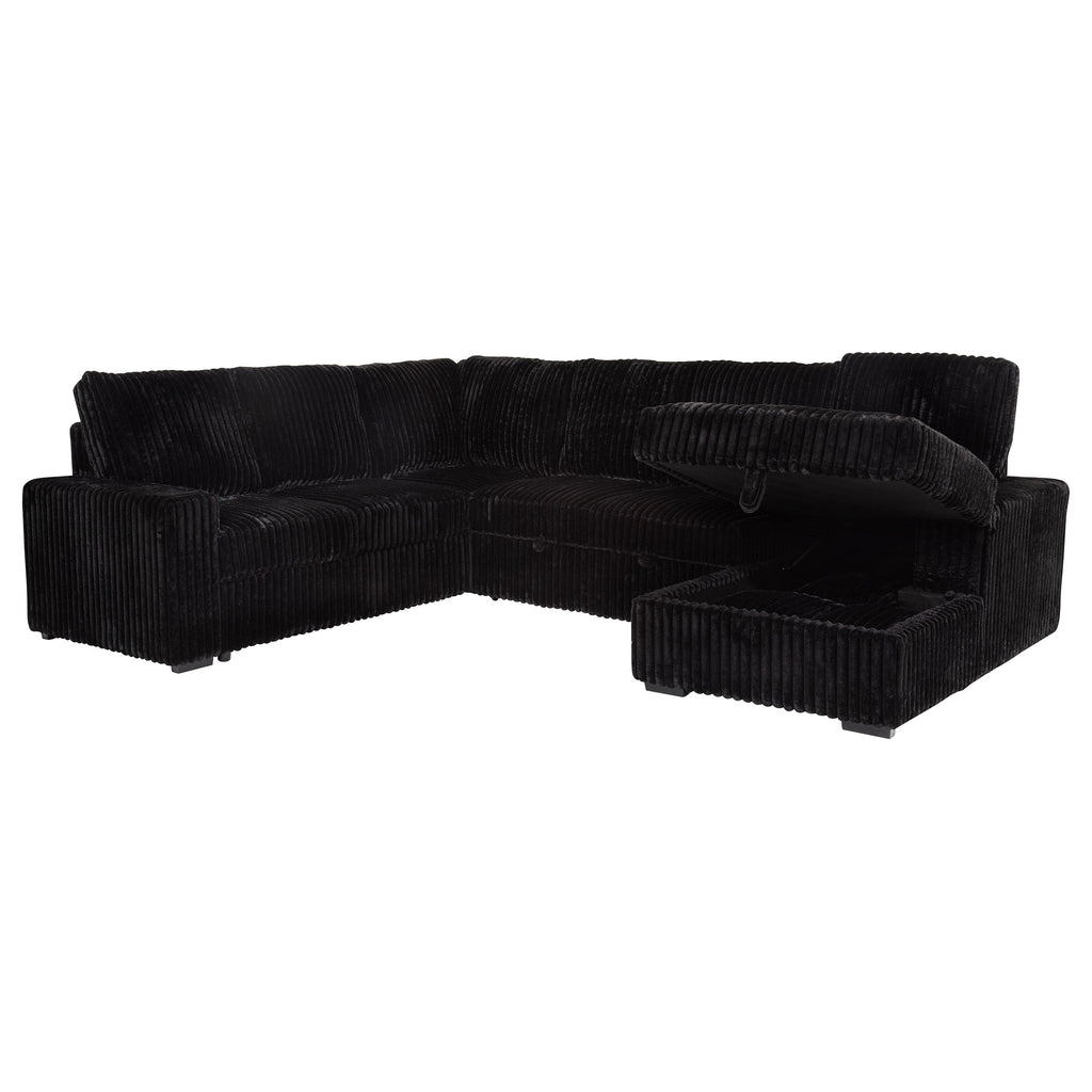 Devonshire Sleeper Sectional Sofa with Storage