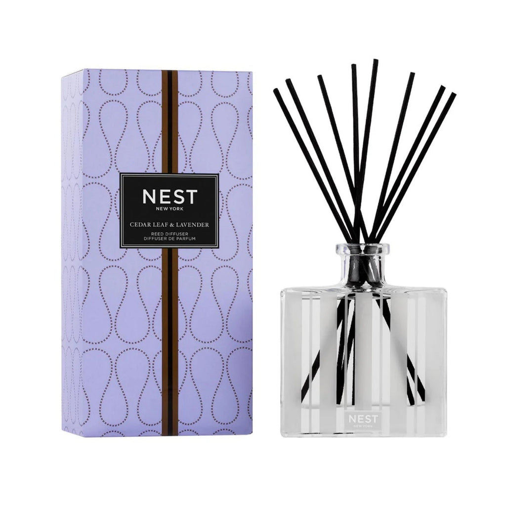 NEST diffuser with packaging on a white background