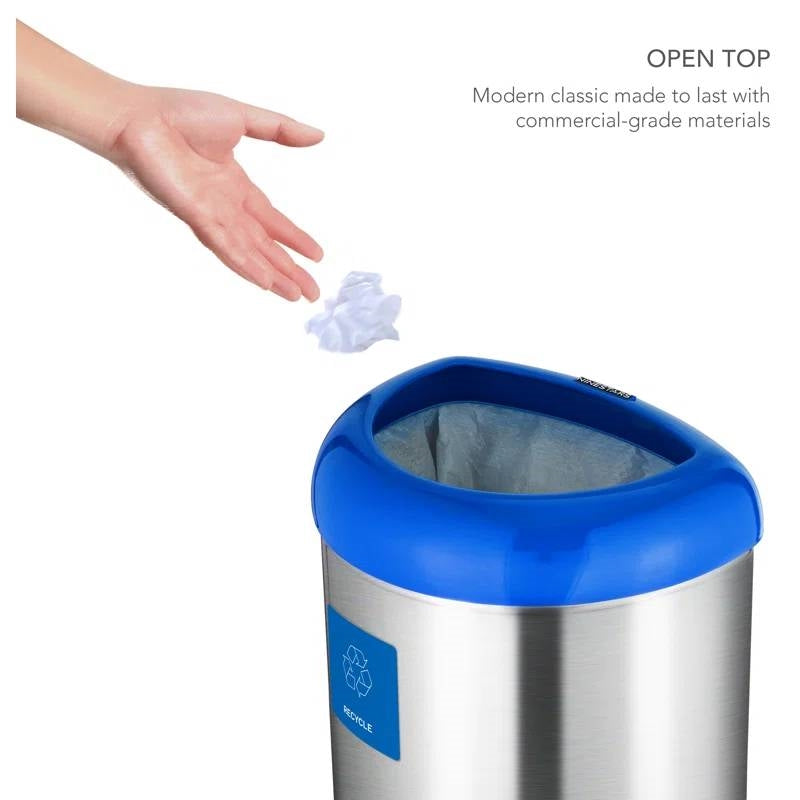 Stainless Steel Recycle Bin