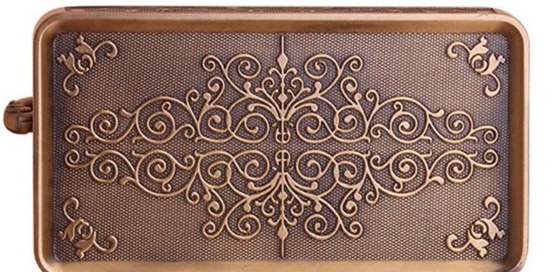 Antique Brass Toilet Paper Holder