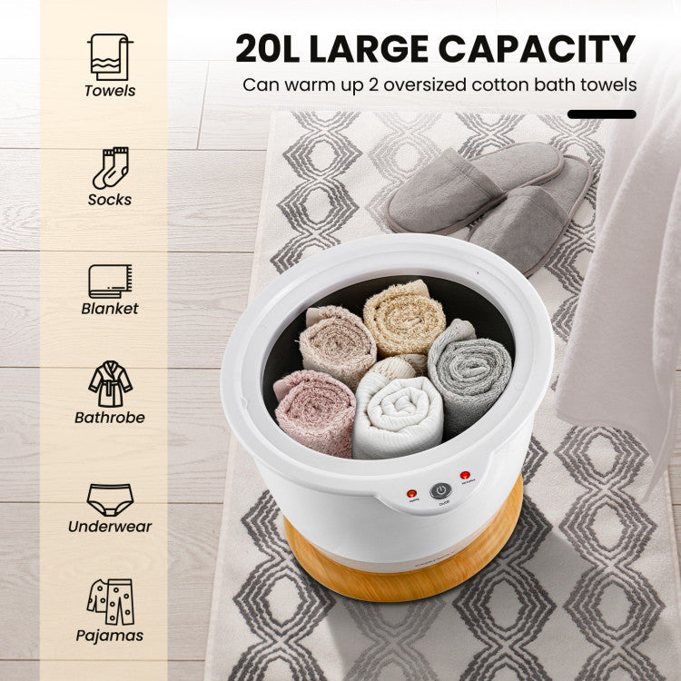 Towel Warmer with an Optional Fragrant Twist