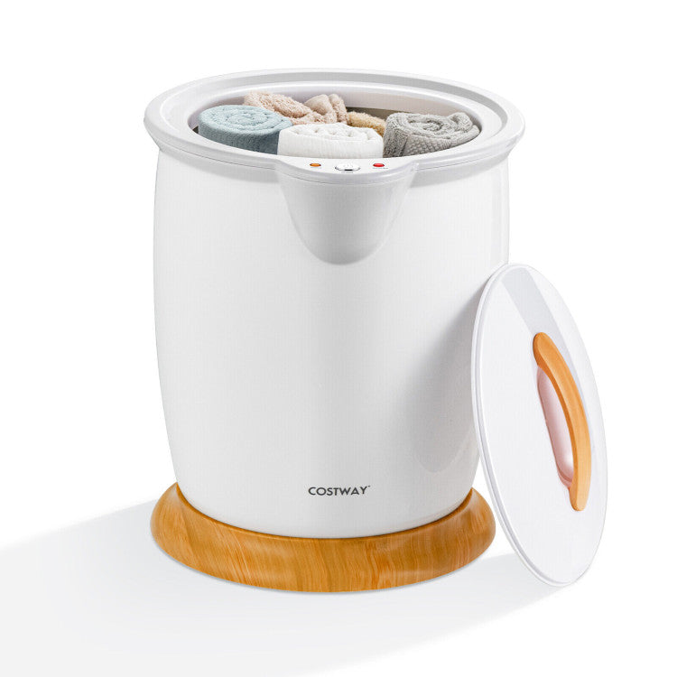 White and wooden appliance with 'COSTWAY' branding on a white background