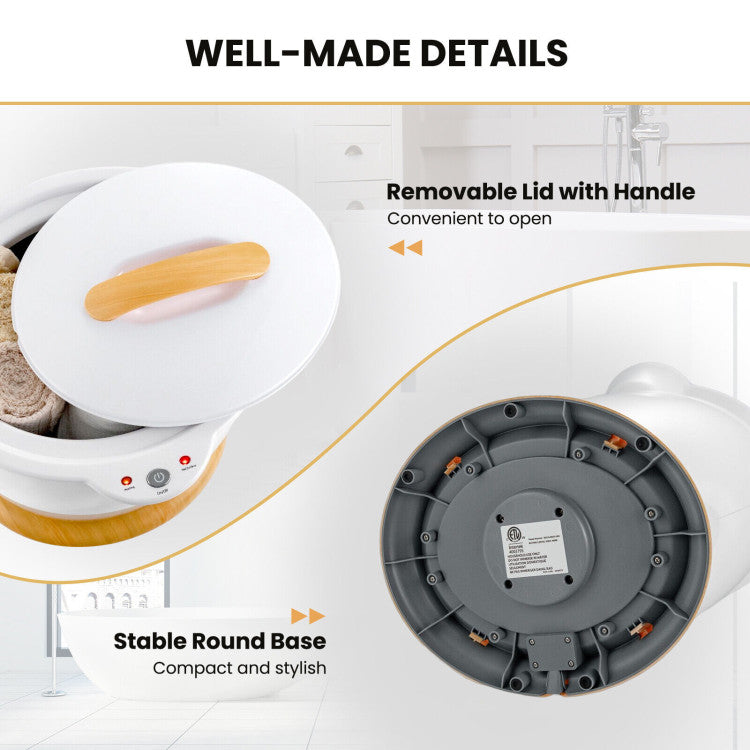 Towel Warmer with an Optional Fragrant Twist